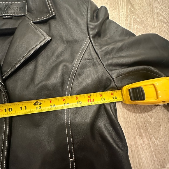 Nuage 100% leather. Black Leather Jacket - Picture 6 of 7